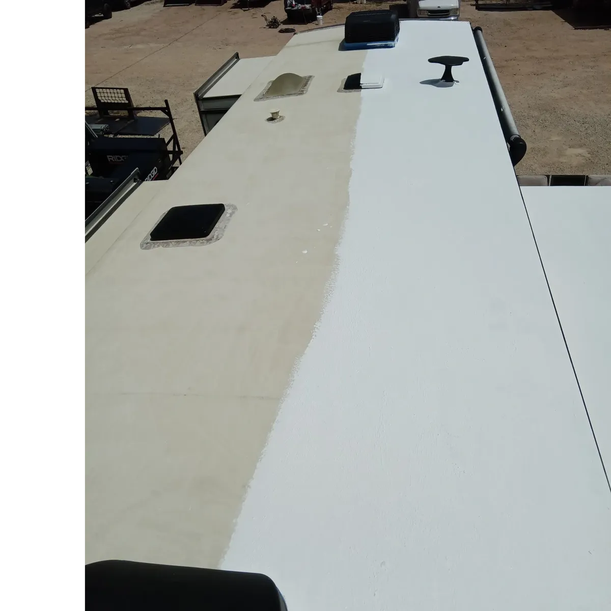 Texas Heat Eliminated on RV Roof